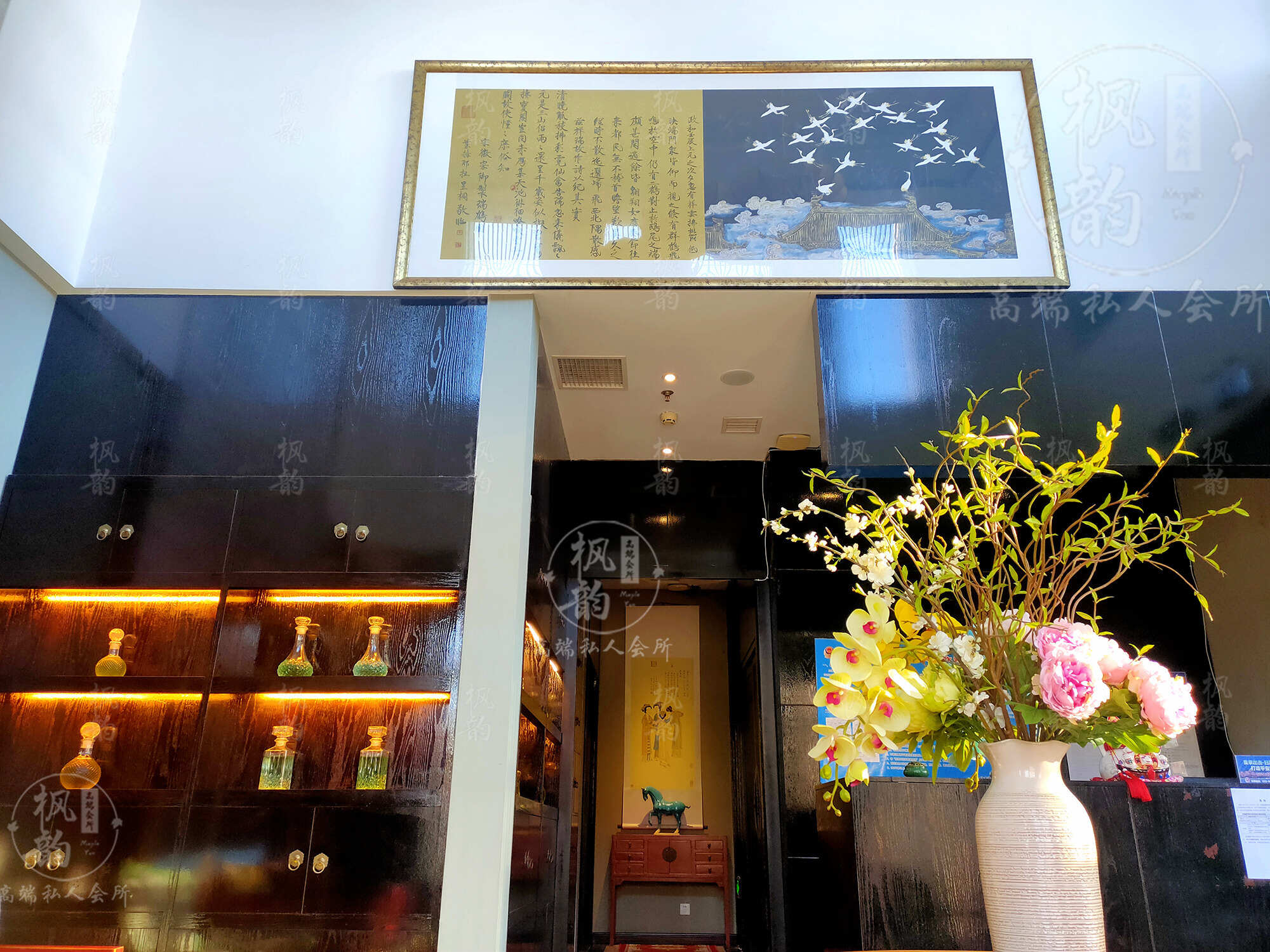 晚上和同事一起去赛罕区足浴spa养生会馆店-会馆环境比较好，在店里待着比较舒爽